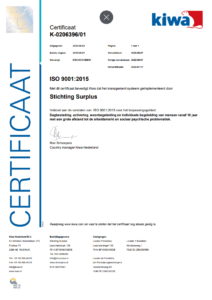 ISO certificaat stichting Surplus 022-2025